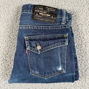 Rude Gallery Jeans‎ Mens 31 Blue Japanese Denim Cotton 0001807 Medium Wash
